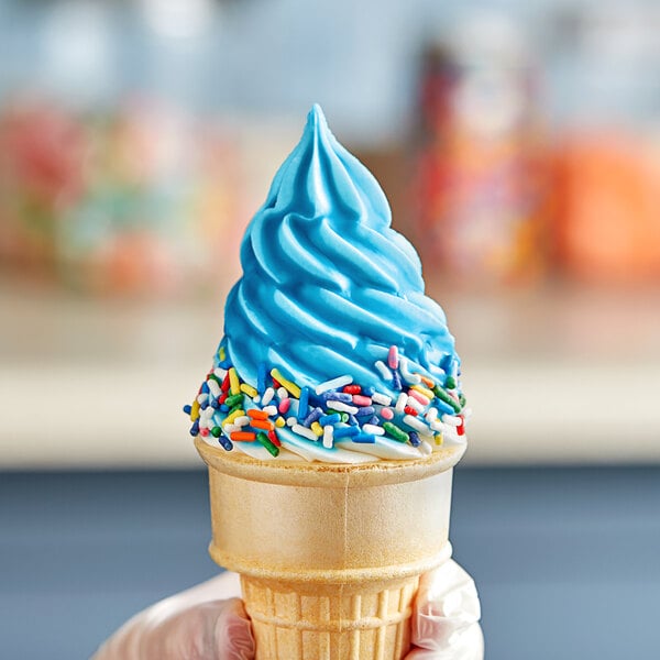 Phillips Blue Raspberry Ice Cream Shell Coating - #10 Can - 6/Case