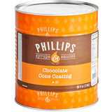 Phillips Chocolate Ice Cream Shell Coating - #10 Can - 6/Case