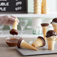 Phillips Chocolate Ice Cream Cone Dip and Fruit Coating - #10 Can - 2/Case