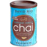 David Rio Elephant Vanilla Chai® Tea Latte Mix 14 oz. - 6/Case