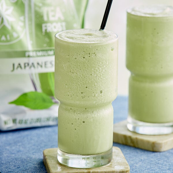 David Rio Tea Frost Japanese Matcha Frappe Mix 3 lb. - 4/Case