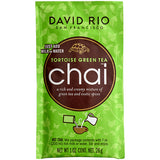 David Rio Tortoise Green Tea™ Chai Tea Latte Single Serve Packets - 48/Case