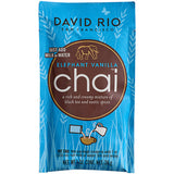 David Rio Elephant Vanilla Chai® Tea Latte Single Serve Packets - 48/Case