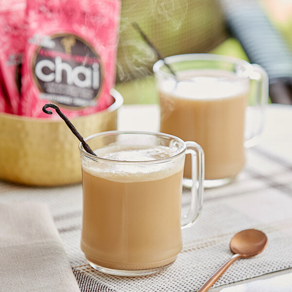 David Rio Flamingo Vanilla™ Decaf Sugar-Free Chai Tea Latte Single Serve Packets - 48/Case