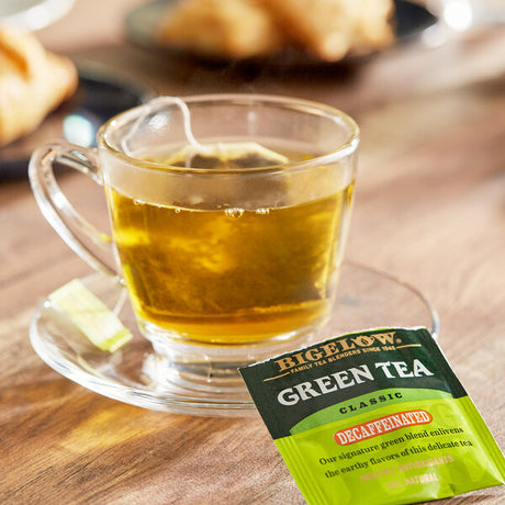 Bigelow Decaffeinated Green Tea Bags - 168/Case
