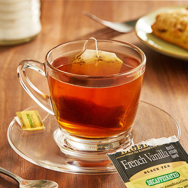 Bigelow French Vanilla Decaffeinated Tea Bags - 120/Case