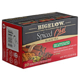 Bigelow Spiced Chai Decaffeinated Tea Bags - 120/Case
