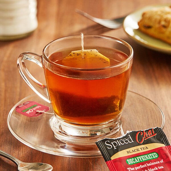 Bigelow Spiced Chai Decaffeinated Tea Bags - 120/Case