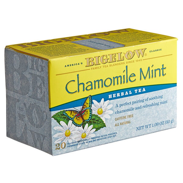 Bigelow Chamomile Mint Herbal Tea Bags - 120/Case