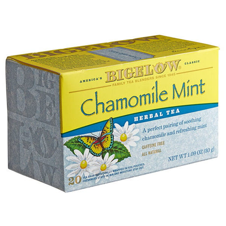Bigelow Chamomile Mint Herbal Tea Bags - 120/Case