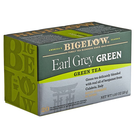 Bigelow Earl Grey Green Tea Bags - 120/Case