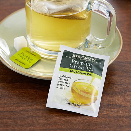 Bigelow 60-Count Premium Green Tea Bags - 360/Case