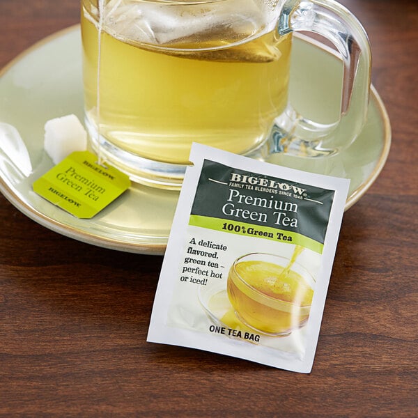 Bigelow 60-Count Premium Green Tea Bags - 360/Case