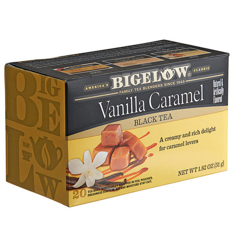 Bigelow Vanilla Caramel Tea Bags - 120/Case