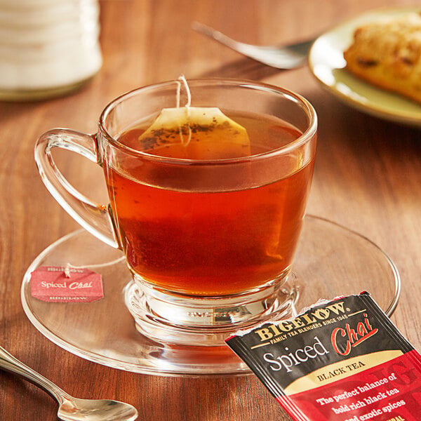 Bigelow Spiced Chai Tea Bags - 120/Case