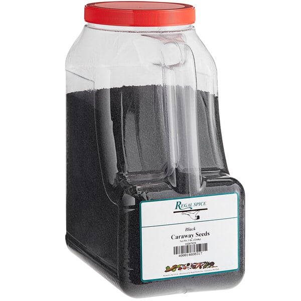 Regal Black Caraway Seed 5 lb. - 4/Case