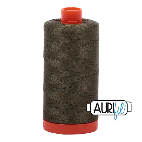 Aurifil Cotton 50wt Large Spool Thread 2905 Army Green