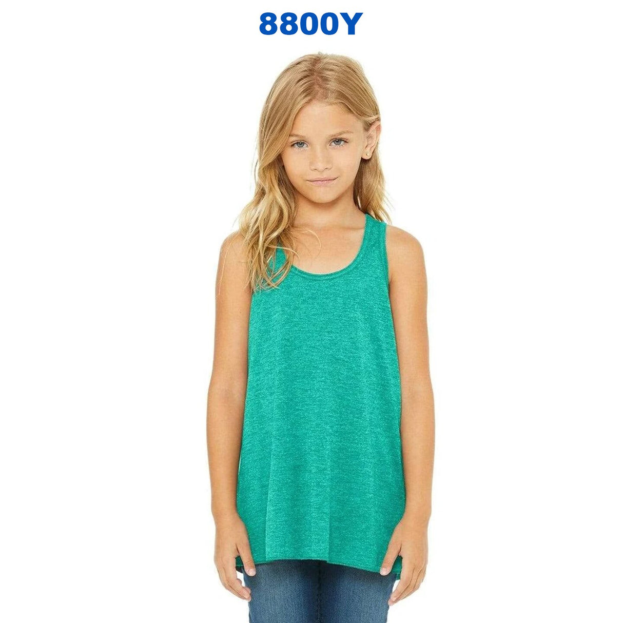 BELLA + CANVAS® Youth Flowy Racerback Tank Top - 8800Y