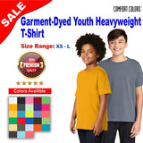 Comfort Colors® Garment Dyed Youth Crewneck Short Sleeve T-Shirt