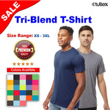 Tultex® Tri-Blend Short Sleeve Crew Neck T-Shirt