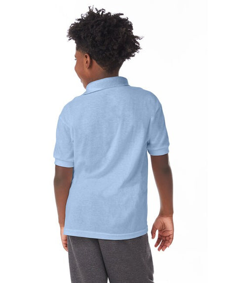 Hanes® ইয়ুথ ইকোস্মার্ট জার্সি নিট পোলো