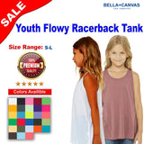 BELLA + CANVAS® Youth Flowy Racerback Tank Top - 8800Y