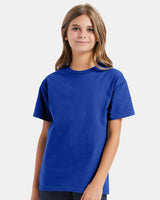 Hanes® Authentic Youth Short Sleeve Crew-Neck T-Shirt