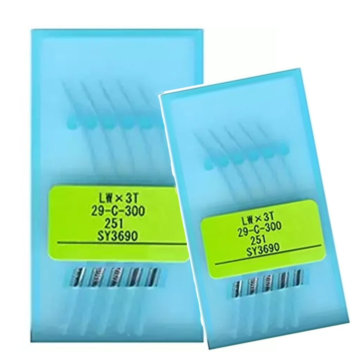 10 Pieces LWX3T 29-C-300 251 SY3690 Industrial Blindstitch Machine Needles