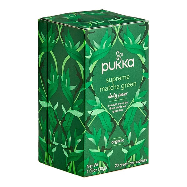 Pukka Organic Supreme Matcha Green Tea Bags - 80/Case
