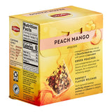 Lipton Peach Mango Black Pyramid Tea Bags - 80/Case