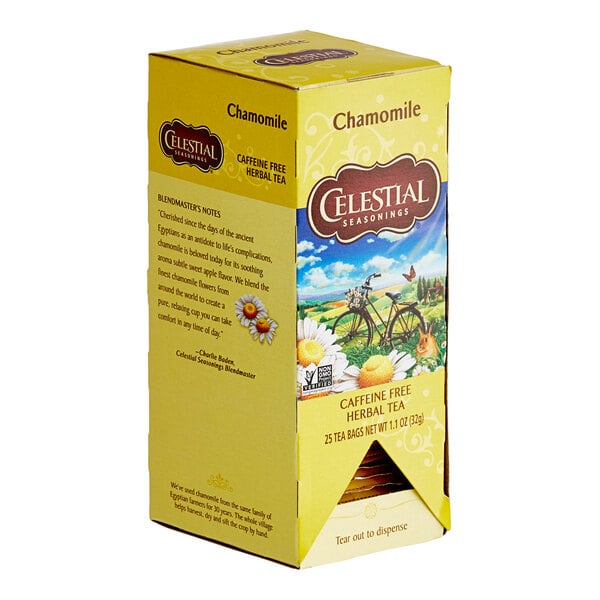 Celestial Seasonings Chamomile Herbal Tea Bags - 25/Box