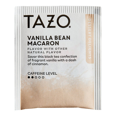 Tazo Vanilla Bean Macaron Tea Bags - 90/Case