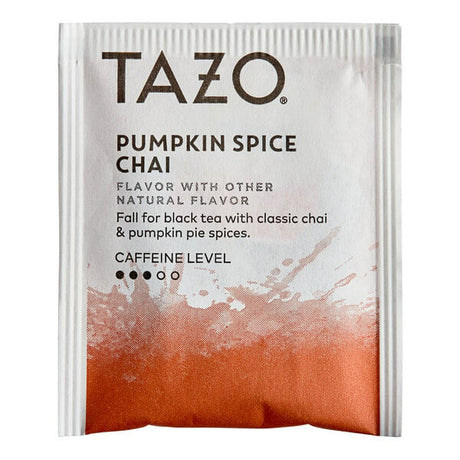 Tazo Pumpkin Spice Chai Tea Bags - 20/Box