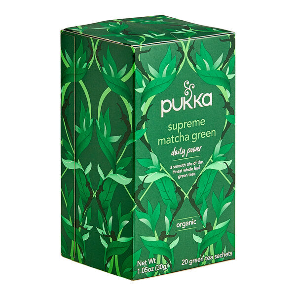 Pukka Organic Supreme Matcha Green Tea Bags - 20/Box