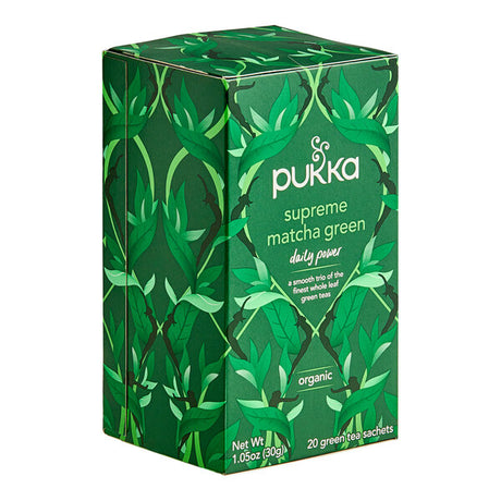 Pukka Organic Supreme Matcha Green Tea Bags - 20/Box