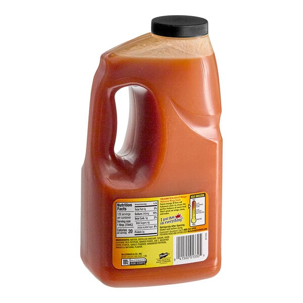 Frank's RedHot Mango Habanero Wings Sauce 0.5 Gallon - 4/Case
