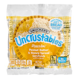 Smucker's Uncrustables Honey and Peanut Butter Whole Wheat Sandwich 2.6 oz. - 72/Case