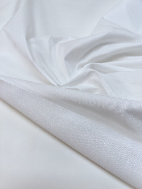 Polyamide Cotton Weft Stretch Interlining White Shades