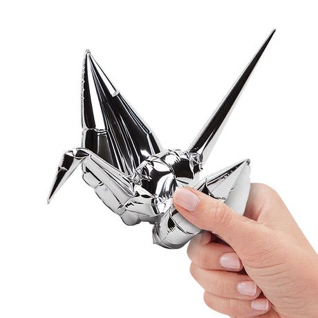 Foil Balloon Mini Origami Crane Silver