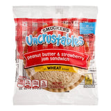Smucker's Uncrustables Strawberry Jam and Peanut Butter Whole Wheat Sandwich 2.6 oz. - 72/Case
