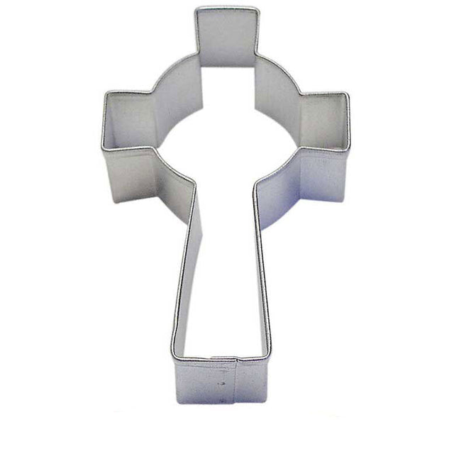 Celtic Cross Tin Cookie Cutter 3.5 in B1168X