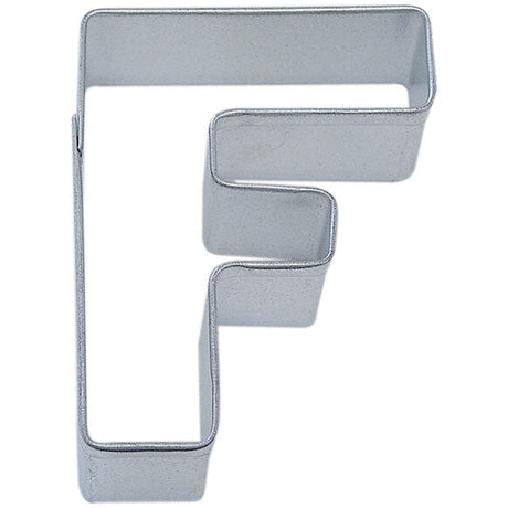 Letter F Tin Cookie Cutter 3 in B0106