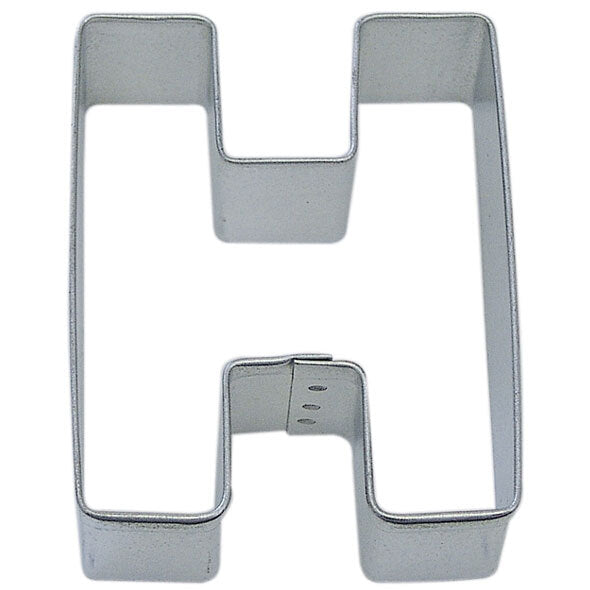 Letter H Tin Cookie Cutter 3 in B0108
