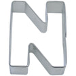 Letter N Tin Cookie Cutter 3 in B0114