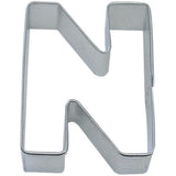 Letter N Tin Cookie Cutter 3 in B0114