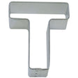 Letter T Tin Cookie Cutter 3 in B0120