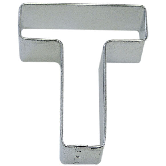 Letter T Tin Cookie Cutter 3 in B0120