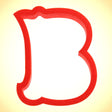 Curly Letter B Cookie Cutter 4 in PC0131