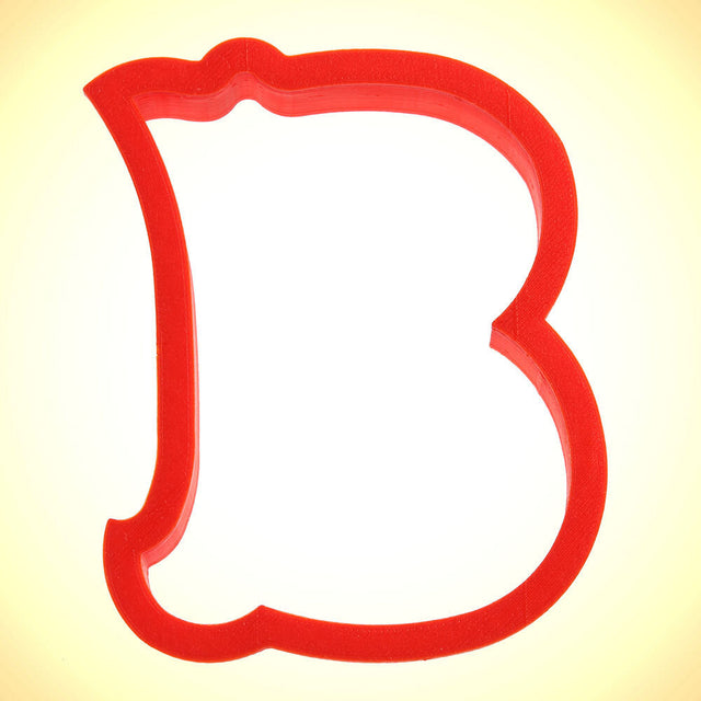 Curly Letter B Cookie Cutter 4 in PC0131