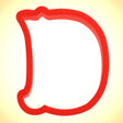Curly Letter D Cookie Cutter 4 in PC0133